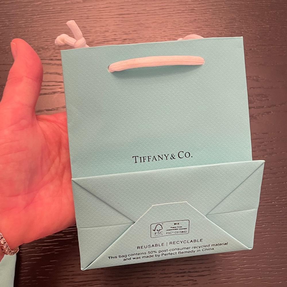Empty Tiffany & Co gift bags & pouches jewelry set of 2 - Picture 5 of 5
